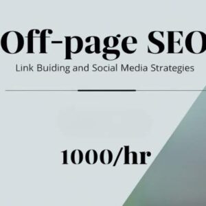 Off Page SEO